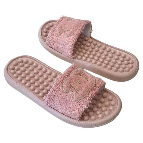 chanel cc slides pink|chanel sandals cc logo.